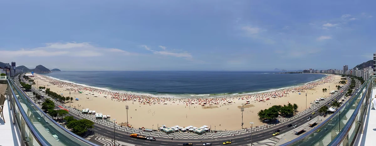 Panoramic View of Copacabana - Sunset & Caipirinhas - Image
